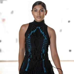 Original GoodVibeGoda Handmade Macramé Two Piece Set